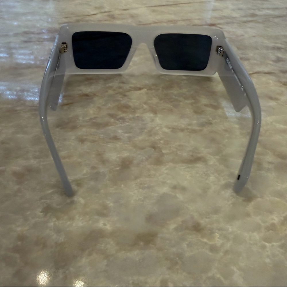 Off-White Troy‎ Arrow Grey Blue Rectangular Sungl… - image 5